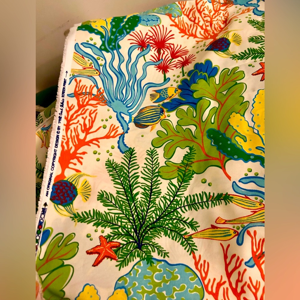 Swavelle/Mill Creek Splish-Splash Atlantis upholstery fabric colorful tropical